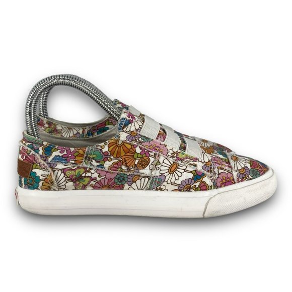 Blowfish Other - Blowfish Malibu Maura Floral Sneakers ZS001 Slip On Shoes Multicolor Youth 4M